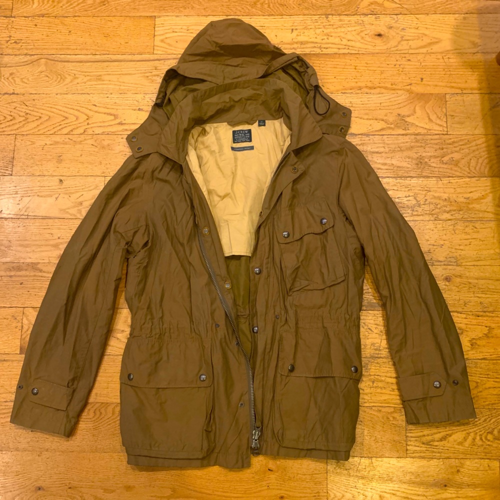 Vintage J. Crew Brown Raincoat
